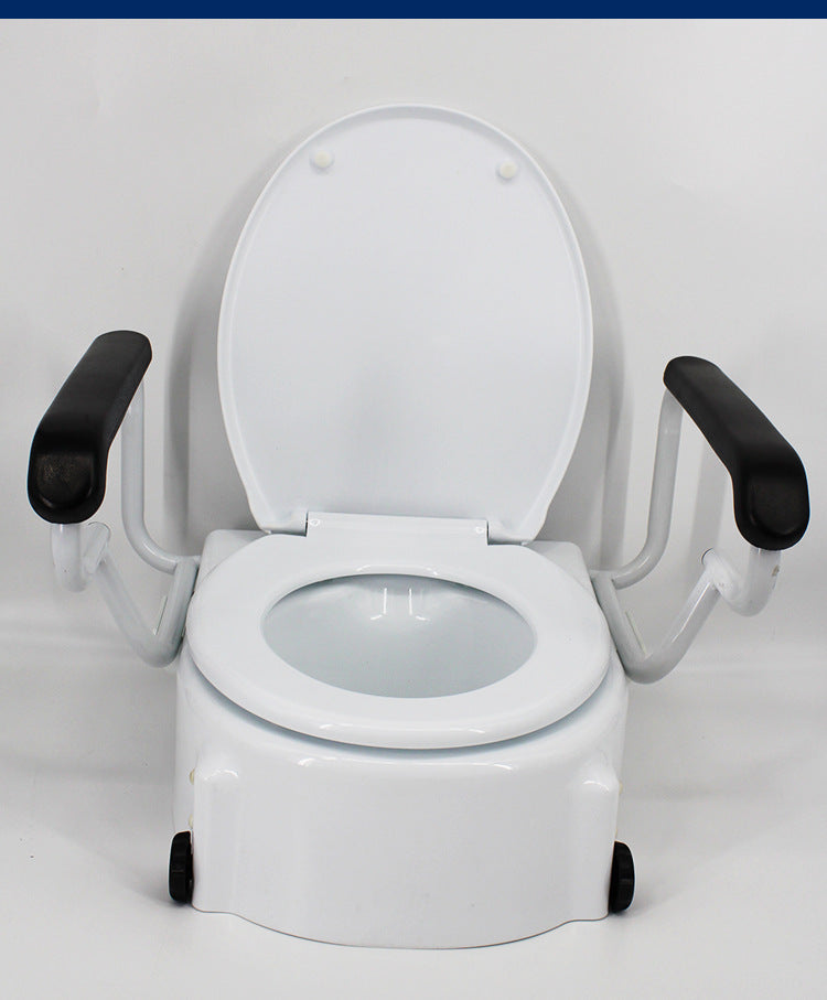 Rehabilitation of the elderly after toilet heightening device operation The elderly's toilet arm The pregnant woman's toilet stool heightens the cushion chair