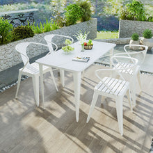 Load image into Gallery viewer, Nordic Rock Board Outdoor Table And Chair Combination Open-air Courtyard Negotiation Table And Chair One Table And Four Chairs Outside The Coffee Shop
