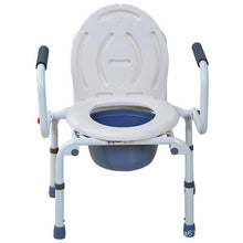 Load image into Gallery viewer, Thickened old people with disabilities sit large stool, old people&#39;s toilet chair, pregnant women&#39;s mobile toilet, bathroom stool
