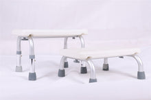 Load image into Gallery viewer, Household stool Foldable bathroom Aluminum alloy step stool Bath stool Shower anti-skid stool
