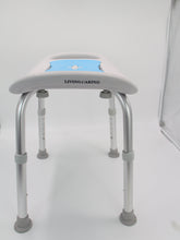 Load image into Gallery viewer, LIVINGCARING Adjustable Shower Chair with Back and Arms
