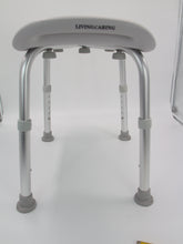 Load image into Gallery viewer, LIVINGCARING Adjustable Shower Chair with Back and Arms
