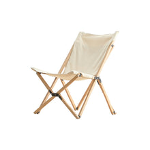 Load image into Gallery viewer, Portable Outdoor Adjustable Wooden Fishing Chair
