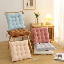 Load image into Gallery viewer, Plush Cushion Household Dining Chair Cushion Thickening Warm Office Student Chair Cushion
