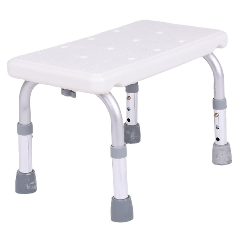 Household stool Foldable bathroom Aluminum alloy step stool Bath stool Shower anti-skid stool