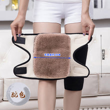 Load image into Gallery viewer, Knee protector, warm men and women, old people, thickened plush paint cover, gluing, double-layer composite cashmere like Velcro
