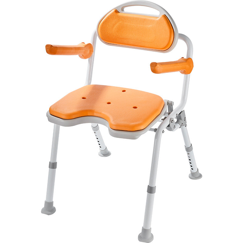 Non perforated bathroom stool folding bath chair antiskid bath chair stroke hemiplegic elderly bath stool