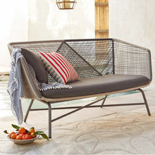 Load image into Gallery viewer, Outdoor Leisure Chair Balcony Rattan Chair Three Piece Set Indoor Courtyard Garden Rattan Sofa Small Tea Table Combination
