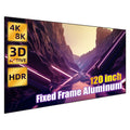 120 Inch Wall Mount Edge Free Fixed Frame Projector Screen