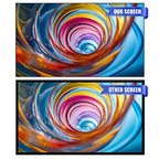120 Inch Wall Mount Edge Free Fixed Frame Projector Screen