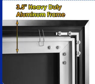 120 Inch Wall Mount Edge Free Fixed Frame Projector Screen