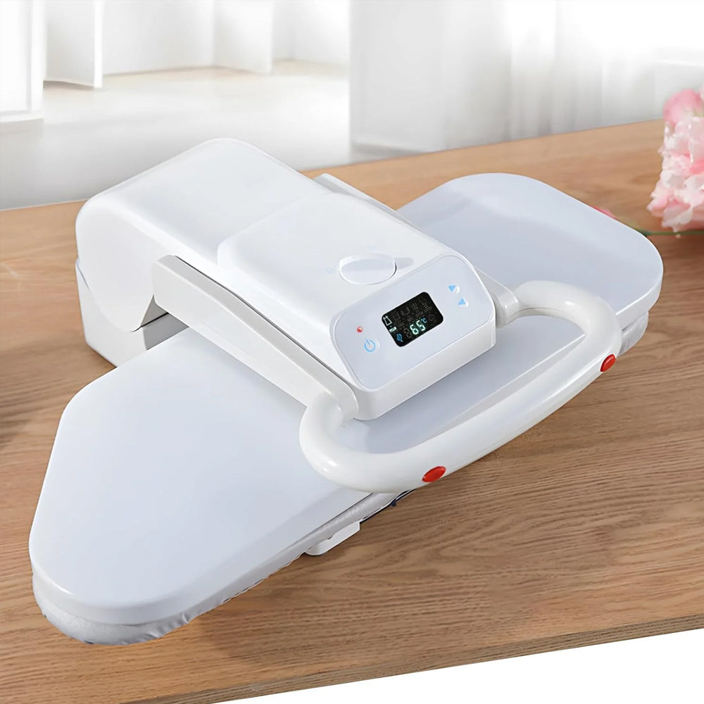 1200W Large Steam Press Machine with LED Screen, 20”x 8” Clothes Press Machine for Home Business, Digital Steam Press for Clothes, 5 Temperature Settings