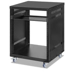 12U Open Frame Rolling Network Cabinet