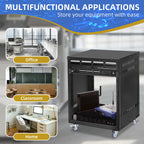 12U Open Frame Rolling Network Cabinet