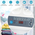 1400W Large Steam Press Machine with LED Screen, 26”x 9” Clothes Press Machine for Home Business Digital Steam Press for Clothes, 5 Temperature Settings