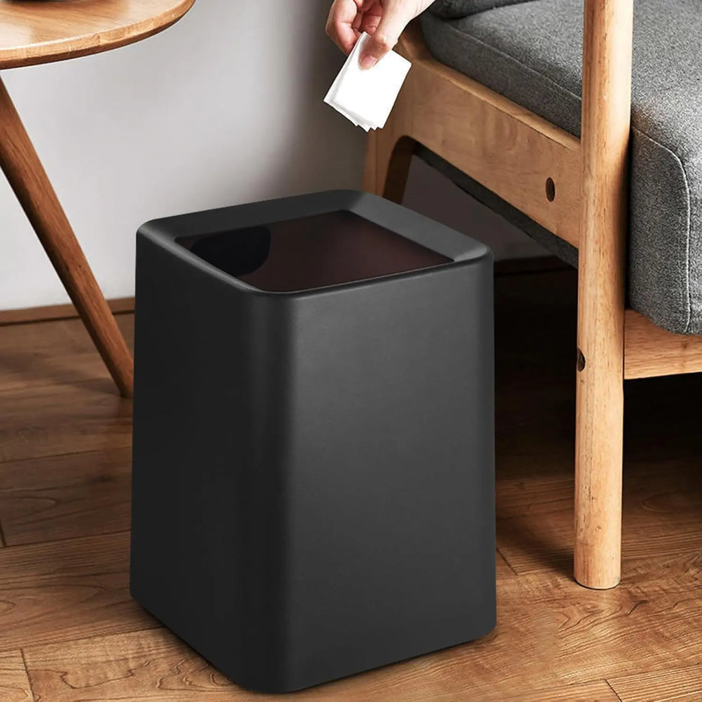 3Gal Modern Open Top Trash Can with Inner Bucket-2 Pcs.