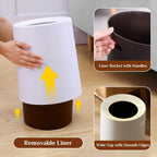 3Gal Modern Open Top Trash Can with Inner Bucket-2 Pcs.