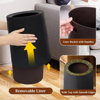 3Gal Modern Open Top Trash Can with Inner Bucket-2 Pcs.