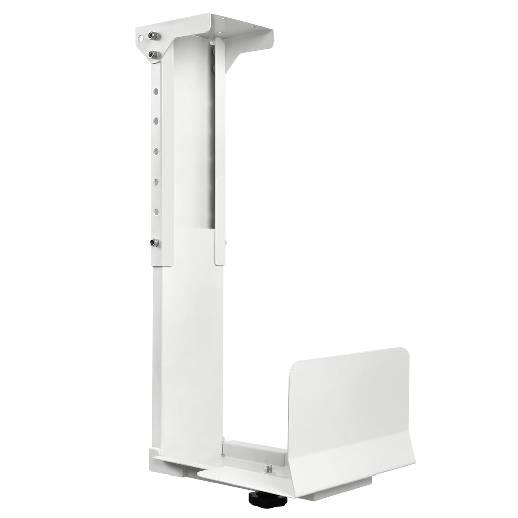 Heavy Duty Computer Wall Mount PC Case - Upgraded, Also Great for PC Mount Under Desk - Height Adjustable from 11" to 21", Width Adjustable from 5.5" to 9.8", Computer Tower Under Desk Home Office