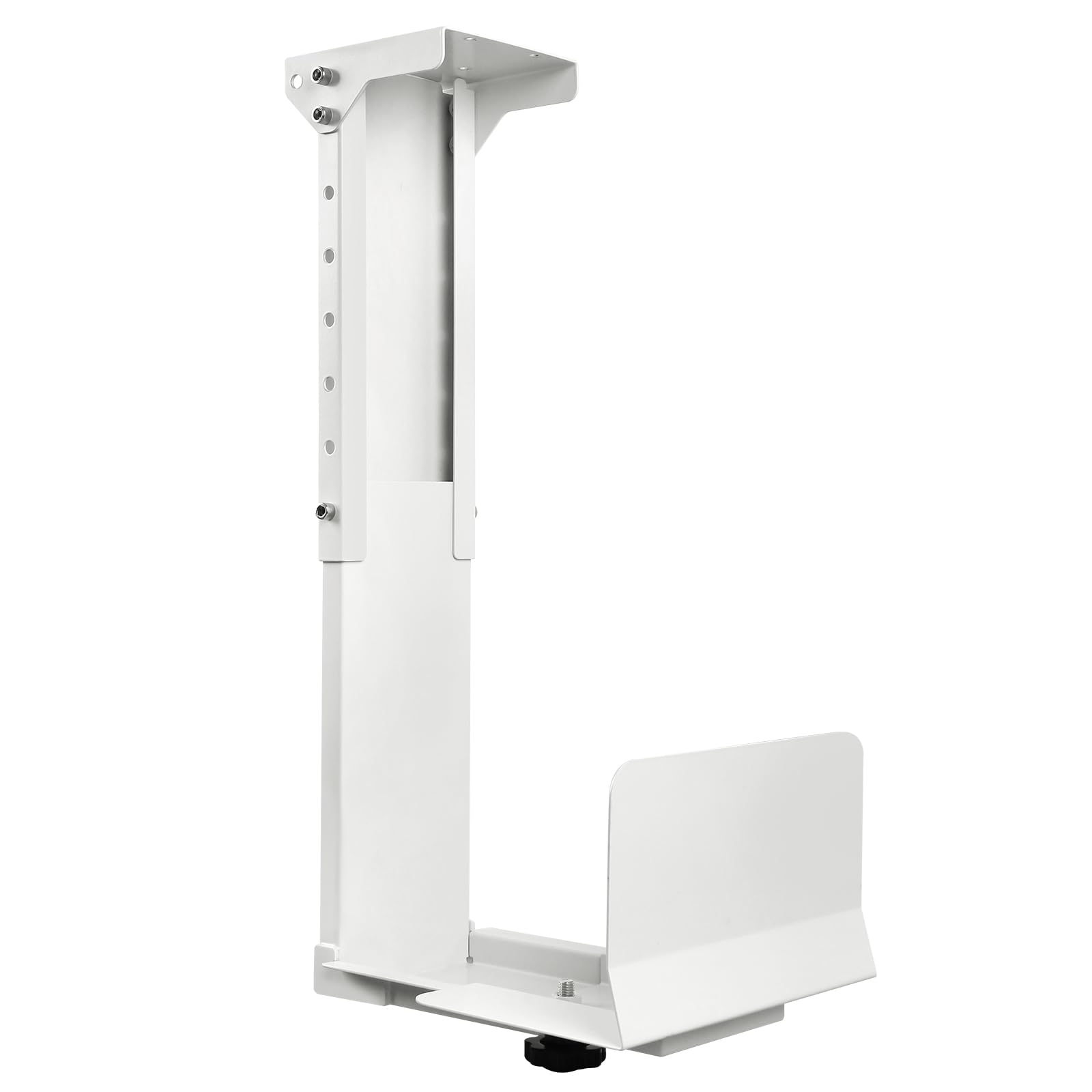 Heavy Duty Computer Wall Mount PC Case - Upgraded, Also Great for PC Mount Under Desk - Height Adjustable from 11" to 21", Width Adjustable from 5.5" to 9.8", Computer Tower Under Desk Home Office