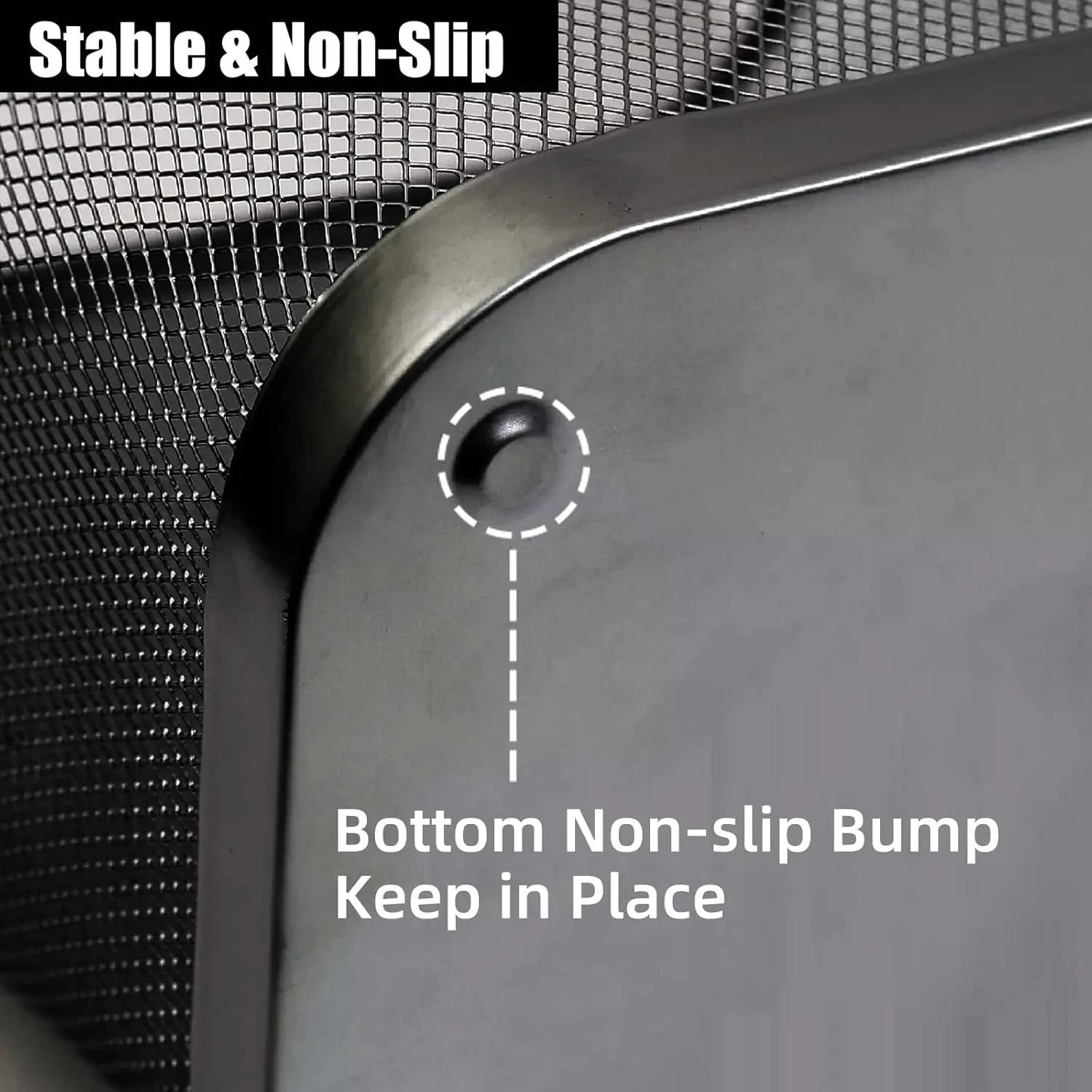 6-Gallon Square Metal Wire Trash Can-10 Pcs.