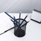 TooCust Pen Holder, 12 Pack Minimalist Metal Caddy, 3.5x3.9 inches, Black Wire Mesh Organizer for Desk, Office, School