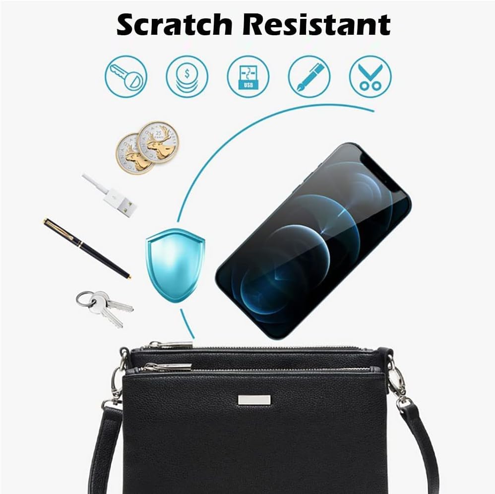 TooCust [2 Pack] Private Screen Protector iPhone 13/14, iPhone 13 Screen Protector Privacy Glass, iPhone 14 Screen Protector Privacy, Anti Spy, Tempered Glass, Case Friendly, Easy Installation Film