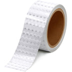 Reflective Tape 2inch x 20ft,Outdoor Safety Tape,Durable and Waterproof Reflective Tape for Cars, Bikes,Trailers,Stairs Glow in Dark,3 Rolls