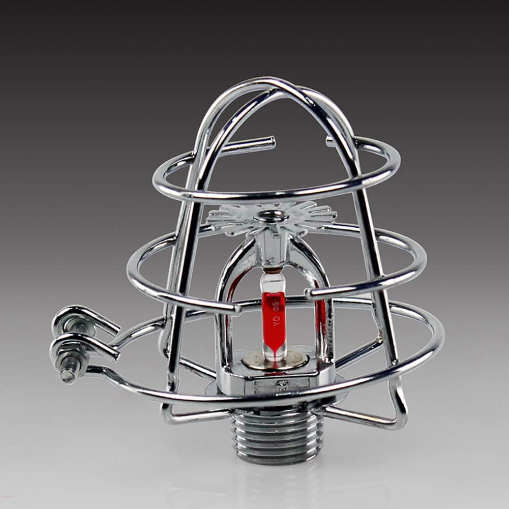 5 Pack DN15 Fire Sprinkler Head Guard Cage Protector Fire Extinguishing System Sprinkler Bracket Protective for 1/2inch