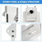 Heavy Duty Computer Wall Mount PC Case - Upgraded, Also Great for PC Mount Under Desk - Height Adjustable from 11" to 21", Width Adjustable from 5.5" to 9.8", Computer Tower Under Desk Home Office