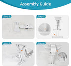 Steam Press Stand, Custom-Made for 20'' Clothes Press Machine for Home Business White Digital Steam Press for Clothes-Only Use Steam Iron Press, Not Suitable for Other Brands
