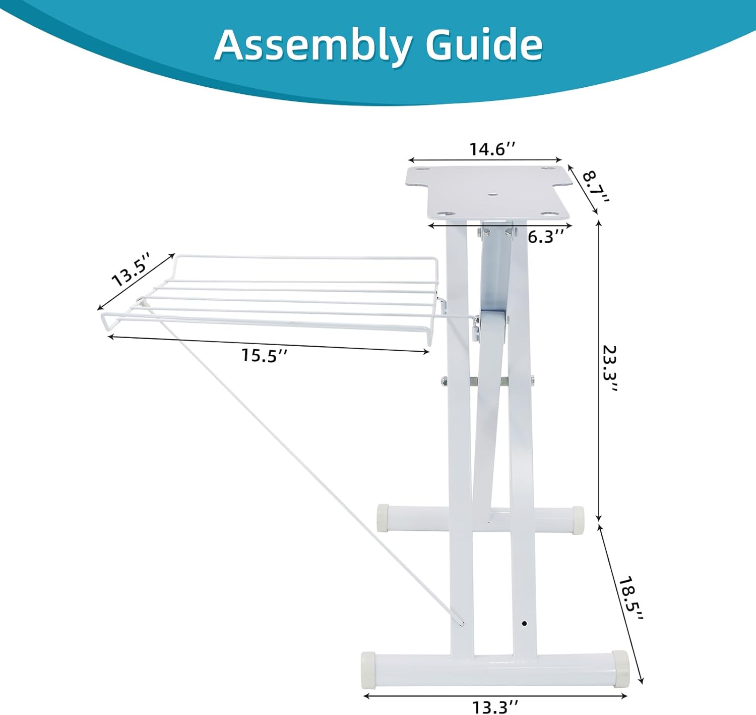 Steam Press Stand, Custom-Made for 20'' Clothes Press Machine for Home Business White Digital Steam Press for Clothes-Only Use Steam Iron Press, Not Suitable for Other Brands