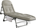 SHSYCER Camping Cots for Adults,   -  Sleeping Cot with Quiet Pillow, Folding Cots for Camping, Grey