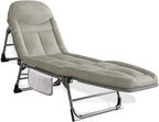 SHSYCER Camping Cots for Adults,   -  Sleeping Cot with Quiet Pillow, Folding Cots for Camping, Grey