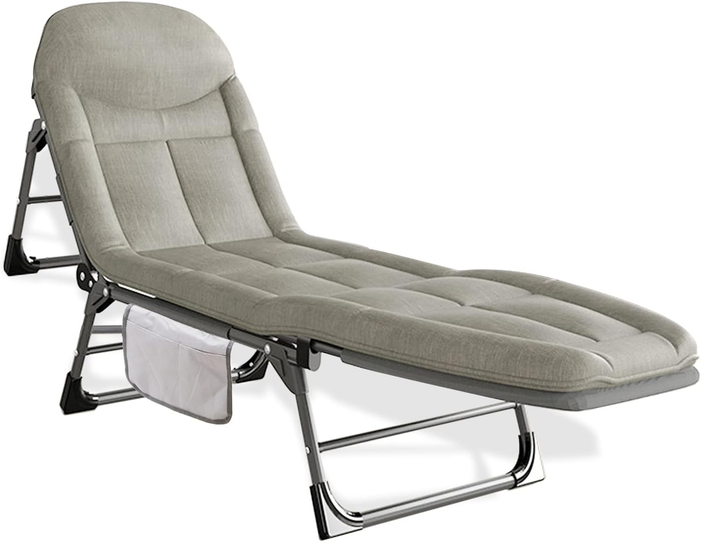 SHSYCER Camping Cots for Adults,   -  Sleeping Cot with Quiet Pillow, Folding Cots for Camping, Grey