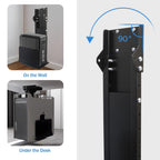 Heavy Duty Computer Wall Mount PC Case - Upgraded, Also Great for PC Mount Under Desk - Height Adjustable from 11" to 21", Width Adjustable from 5.5" to 9.8", Computer Tower Under Desk Home Office