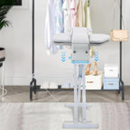 Steam Press Stand, Custom-Made for 20'' Clothes Press Machine for Home Business White Digital Steam Press for Clothes-Only Use Steam Iron Press, Not Suitable for Other Brands
