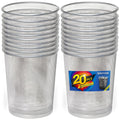 20PCS 6 Gal Silver Mesh Trash Cans, 6 Gal Mesh Office Trash Can, Recycling Garbage Container Bin for Office & Home