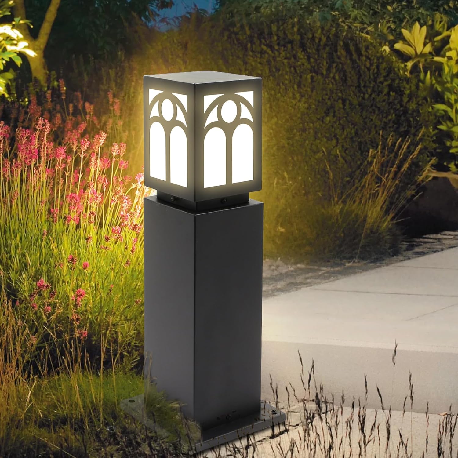 TooCust Heavy Duty Bollard Lights Outdoor