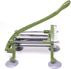 French Fry Cutter Commercial Potato Slicer with Suction Feet Complete Set, Includes 1/4", 3/8",1/2",8 Pieces,6 Pieces