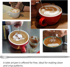 Milk Frothing Pitcher 20 OZ (600ML), Espresso Steaming Pitchers with Anti-scald Handle, Milk Frother Cup Stainless Steel for Coffee Cappuccino Latte Art, Milk Steamer Cup Coffee Milk Pitcher