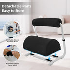Adjustable Foot Rest Under Desk Footrest Wide Leg Rest 3 Height Positions with Detachable Foam Cushion for Desk Office Gaming Chairs