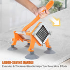 French Fry Cutter Commercial Grade Potatoes Slicer with Suction Feet 3/8 Inch Stainless Steel Blade