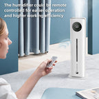 9l/2.4Gal Air Humidifier for Home, Floor Standing Humidifier for Large Room, Top Fill Humidifier with Built-in Filtration, Automatic Shut-Off, Touch & Remote Control, Essential Oil Box