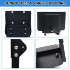 Heavy Duty Computer Wall Mount PC Case - Upgraded, Also Great for PC Mount Under Desk - Height Adjustable from 11" to 21", Width Adjustable from 5.5" to 9.8", Computer Tower Under Desk Home Office
