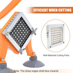 French Fry Cutter Commercial Grade Potatoes Slicer with Suction Feet 3/8 Inch Stainless Steel Blade