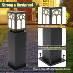 TooCust Heavy Duty Bollard Lights Outdoor