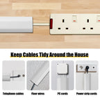 6.5FT White Floor Cable Cover