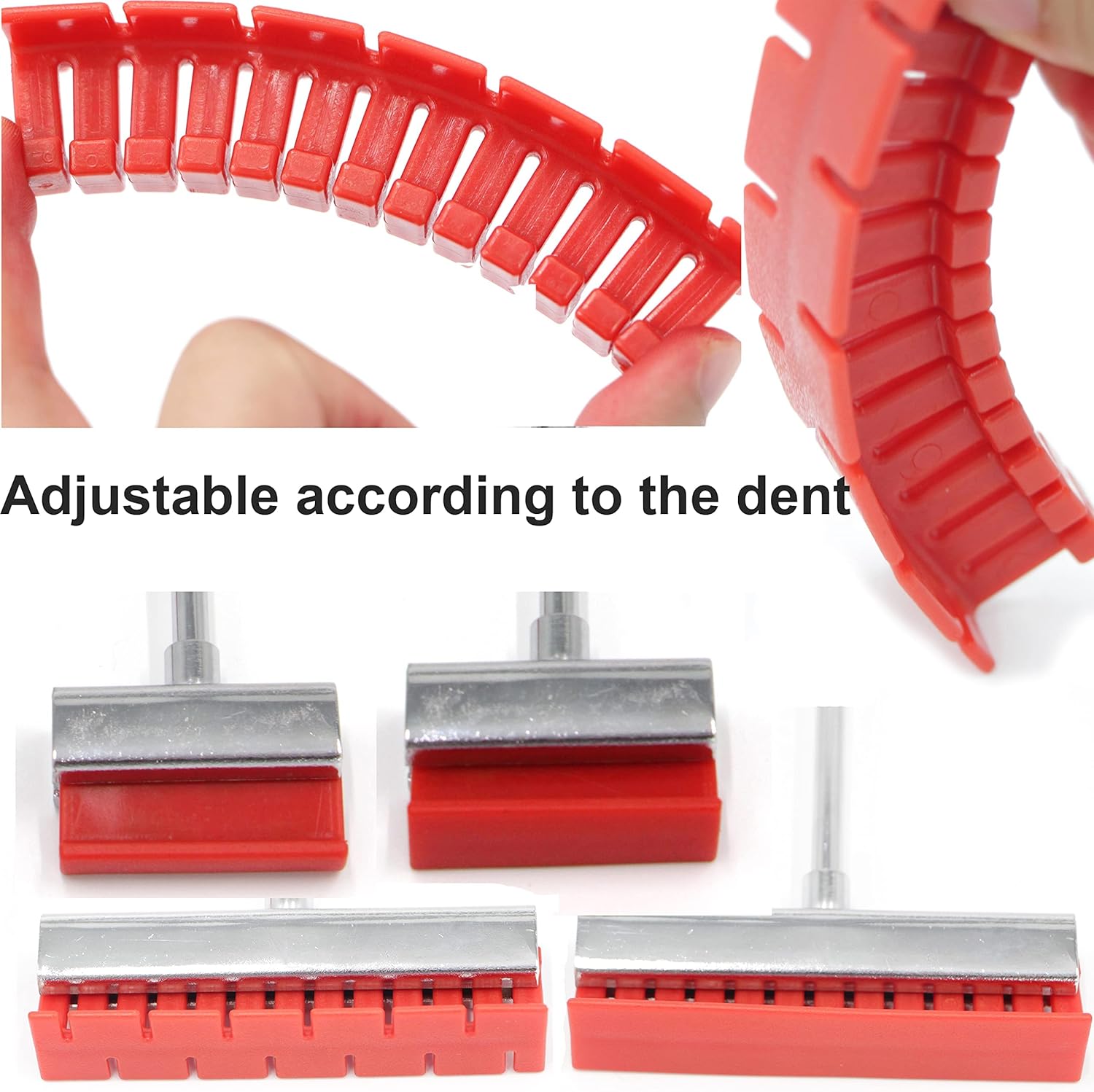 Auto Body Paintless Dent Repair Tool & 120W Hot Melt Glue Gun & Suction Tab for Large Long Dent - Dent Repair kit with Slide Hammer T bar Dent Puller Dent Removal Dent Remover
