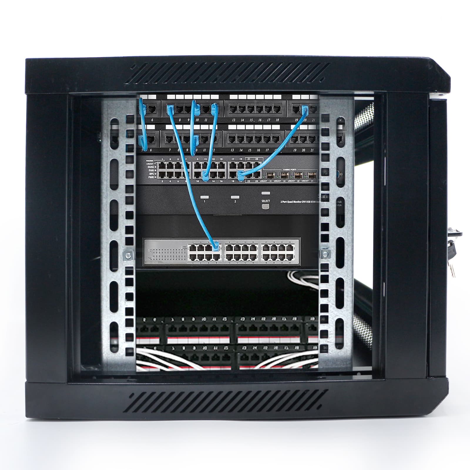 9U Wall Mount Network Cabinet